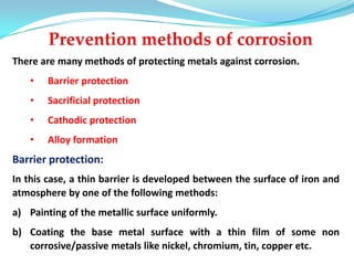 Corrosion & its control measures | PDF