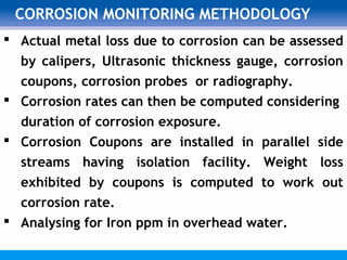 Corrosion monitoring in petroleum refineries | PPT