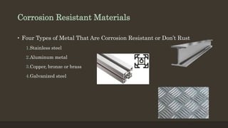 Corrosion resistance in building | PPTX
