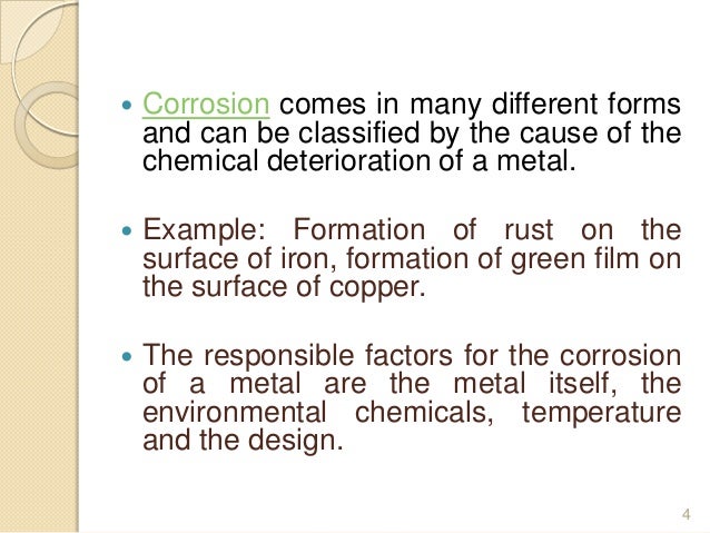 an introduction to the issue of rusting an oxidation process Past features: january 2017 on a recent quantitative framework examining the critical factors for localized corrosion and its impact on the galvele pit stability. an introduction to the issue of rusting an oxidation process Past features: january 2017 on a recent quantitative framework examining the critical factors for localized corrosion and its impact on the galvele pit stability.