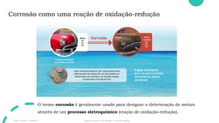 Corrosão_ uma oxidação indesejada quimica 11 | PDF
