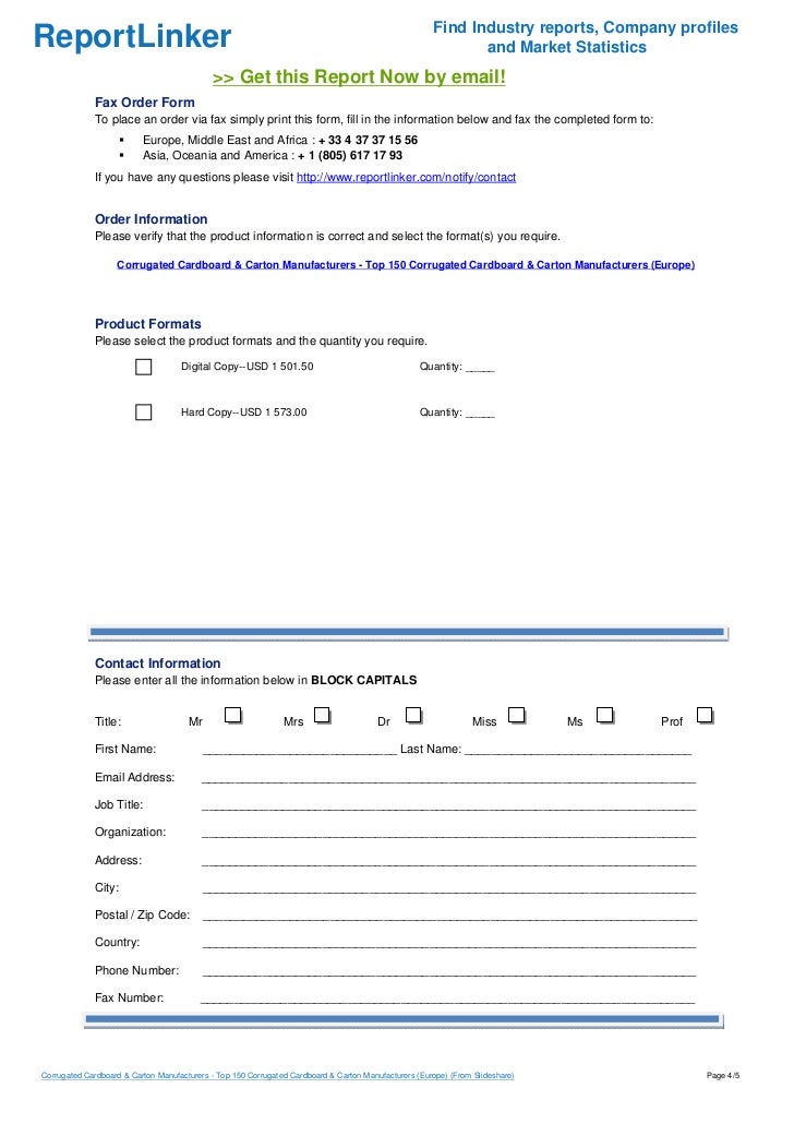 Corrugated Cardboard & Carton Manufacturers Top 150 Corrugated