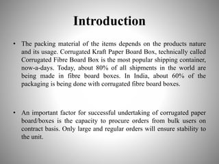 Corrugated box pratik pourkar | PPTX