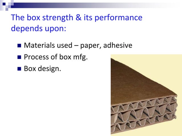 Corrugated fiberboard | PPTX