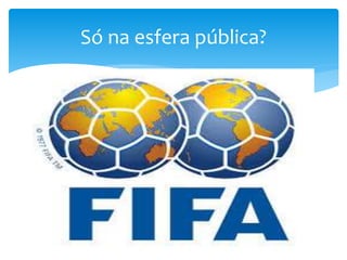 Só na esfera pública?
 