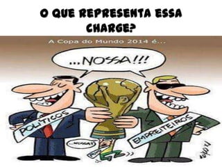 O que representa essa
       charge?
 