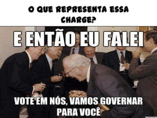 O que representa essa
       charge?
 