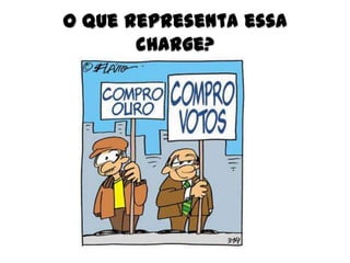 O que representa essa
       charge?
 