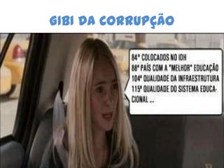 GIBI DA CORRUPÇÃO
 