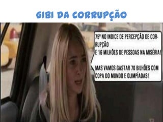 GIBI DA CORRUPÇÃO
 