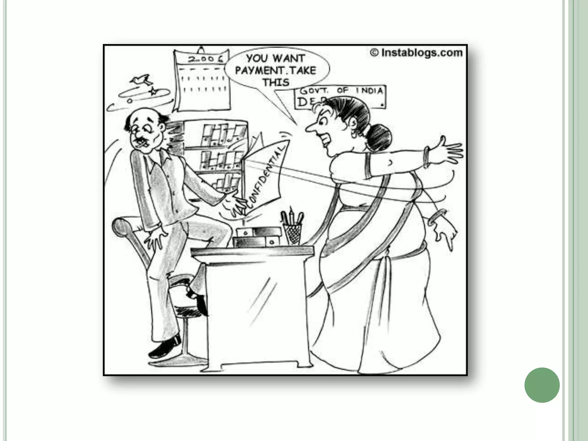 Right to information act…The Right to Information Act (2005) and equivalent acts in the states, that require government officials to furnish information requested by citizens or face punitive action, computerization of services and various central and state government acts that established vigilance commissions have considerably reduced corruption or at least have opened up avenues to redress grievances. The 2006 report by Transparency International puts India at the 70th place and states that significant improvements were made by India in reducing corruption.