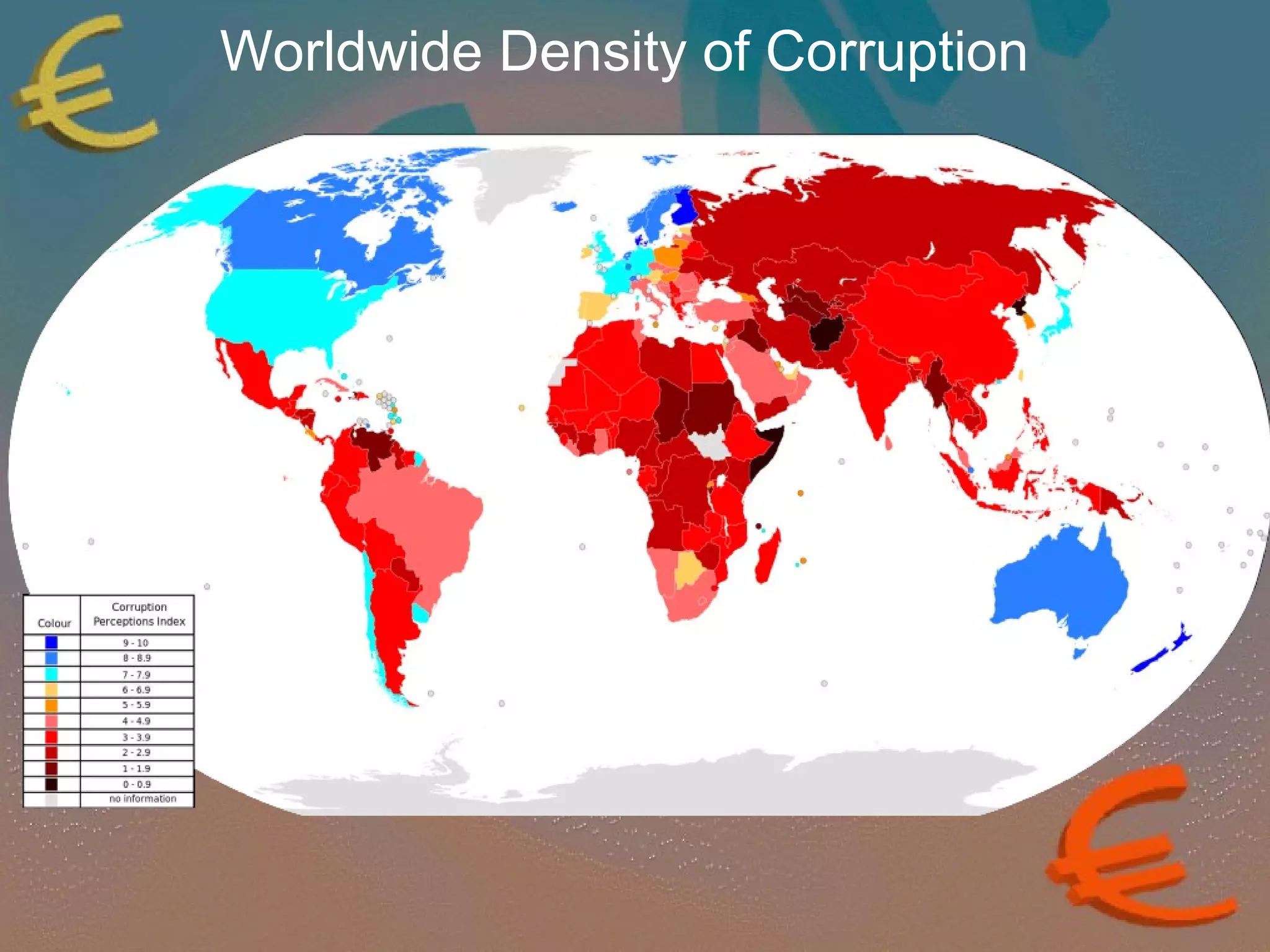 Worldwide Density of Corruption 
 