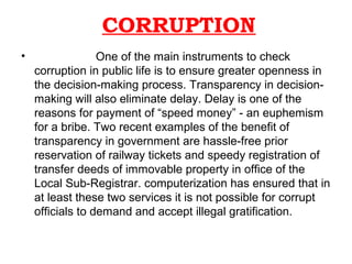 Corruption ppt from James joseph Adhikarathil | PPT