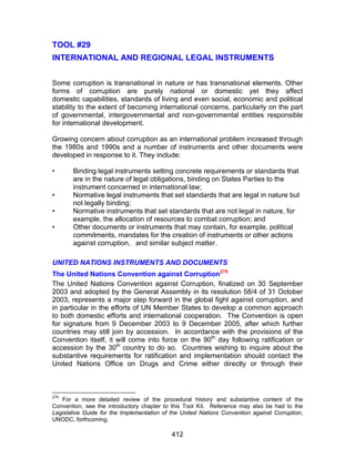 Corruption Un Anti Corruption Toolkit Sep04