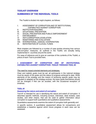 Corruption Un Anti Corruption Toolkit Sep04