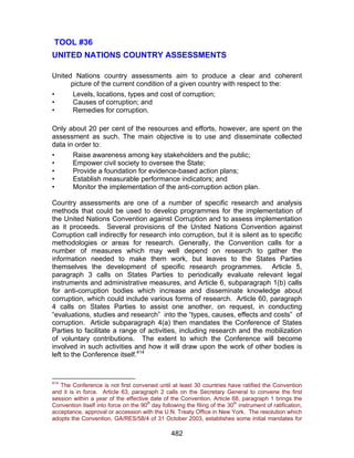 Corruption Un Anti Corruption Toolkit Sep04