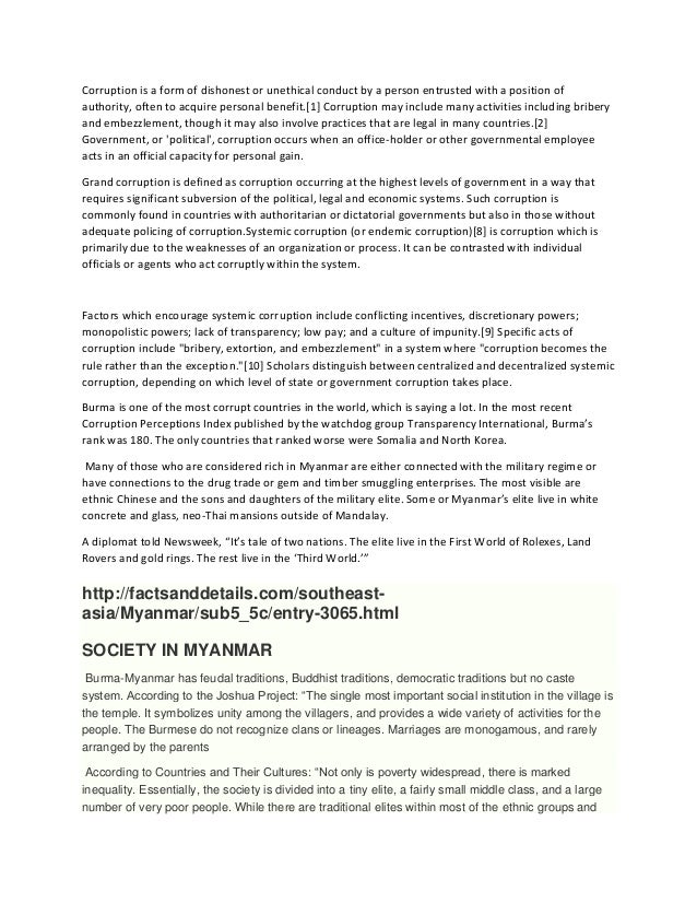 corruption history of myanmar info collection north korea form of government