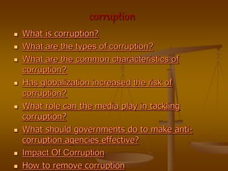 corruption
 