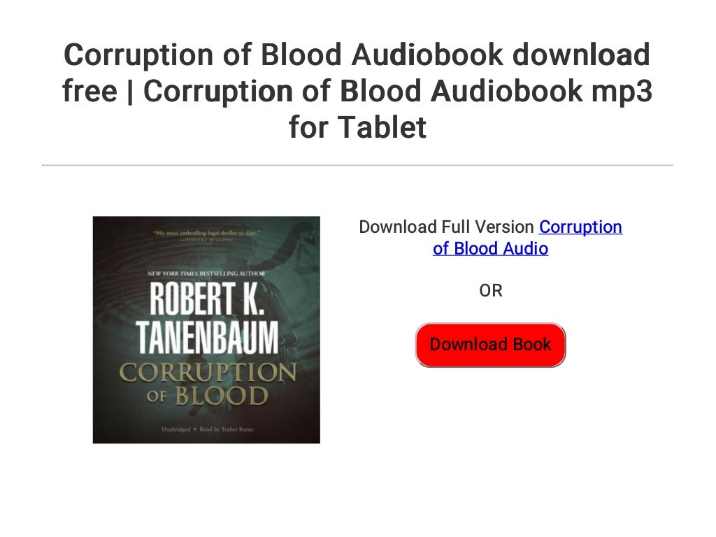 Corruption Free Mp3 Download Corruption of Blood Audiobook download free | Corruption of Blood Aud…