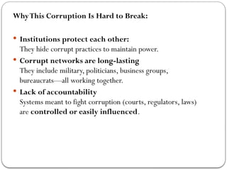 Understanding the Complex Corruption Problem in Pakistan: Institutional ...