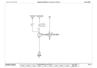 Versão / Versión: 09/01/02 Diagramas Elétricos / Diagramas Eléctricos Corsa 2002 
Iluminação Interna Distribuição Elétrica 
Ilumin. Interior Distribución Eléctrica 
57.48 
58.49 
XN5 
E28 
BCM 
41.33 
A 
08.12 
F28. 
17 
0.5 17 
F74. 
1.0 
A 
B 
Mazo Cond. Tbl. Instrumentos 
11.16 
16.16 
Carroçaria Dianteira 
Chicote Pnl. Instrumentos 
Carroceria Delantera 
R1 
.00 .01 .02 .03 .04 .05 .06 .07 .08 .09 .10 .11 .12 .13 .14 .15 .16 .17 .18 .19 .20 .21 .22 .23 .24 .25 .26 .27 .28 .29 .30 .31 .32 .33 .34 .35 .36 .37 .38 .39 .40 .41 
.42 .43 .44 .45 .46 .47 .48 .49 .50 .51 .52 .53 .54 .55 .56 
Cores dos Circuitos / Colores de los Circuitos 
A = Vermelho 
Rojo 
B = Amarelo 
Amarillo 
F = Preto 
Negro 
M = Branco 
Blanco 
P = Azul 
Azul 
R = Cinza 
Gris 
U = Verde 
Verde 
X = Marrom 
Marrón 
Y = Violeta 
Violeta 
Circuitos sem bitola 
Circuitos sin Calibre 
Indicada = 0,75 mm2 
Senãlada = 0,75 mm2 
F 
F 
Cj. Acend. Cigarros Luz-Acend. Cigarros 
Cj. Enc. Cigarillos Luz-Enc. Cigarillos 
Distr. Massa 
Distr. Masa 
Acendedor de Cigarros 
Encendedor de Cigarrillos 
Pág. 20 
 