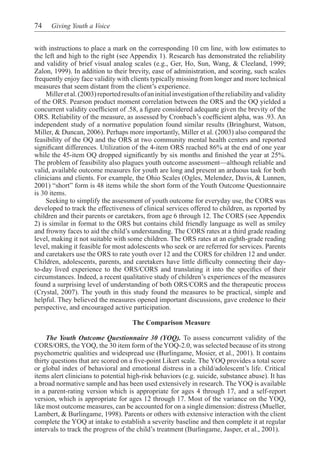 Child Outcome Rating Scale (CORS) | PDF