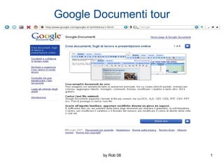 Google Documenti tour 