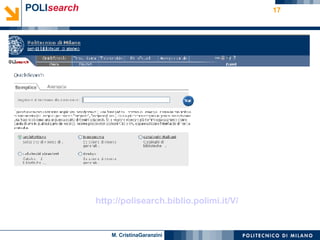 Le risorse elettroniche per la ricerca-Garanzini