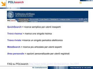 Le risorse elettroniche per la ricerca-Garanzini