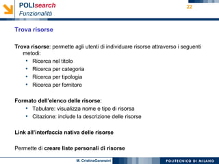 Le risorse elettroniche per la ricerca-Garanzini