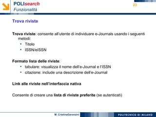 Le risorse elettroniche per la ricerca-Garanzini