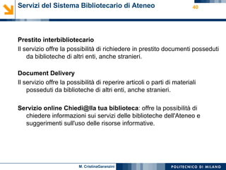 Le risorse elettroniche per la ricerca-Garanzini
