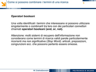 Le risorse elettroniche per la ricerca-Garanzini