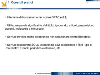 Le risorse elettroniche per la ricerca-Garanzini