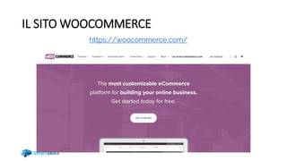 IL SITO WOOCOMMERCE
https://woocommerce.com/
 