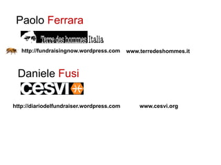 Corso Fundraising Online Bertinoro
