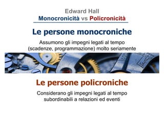 Priorità 1: il tempo