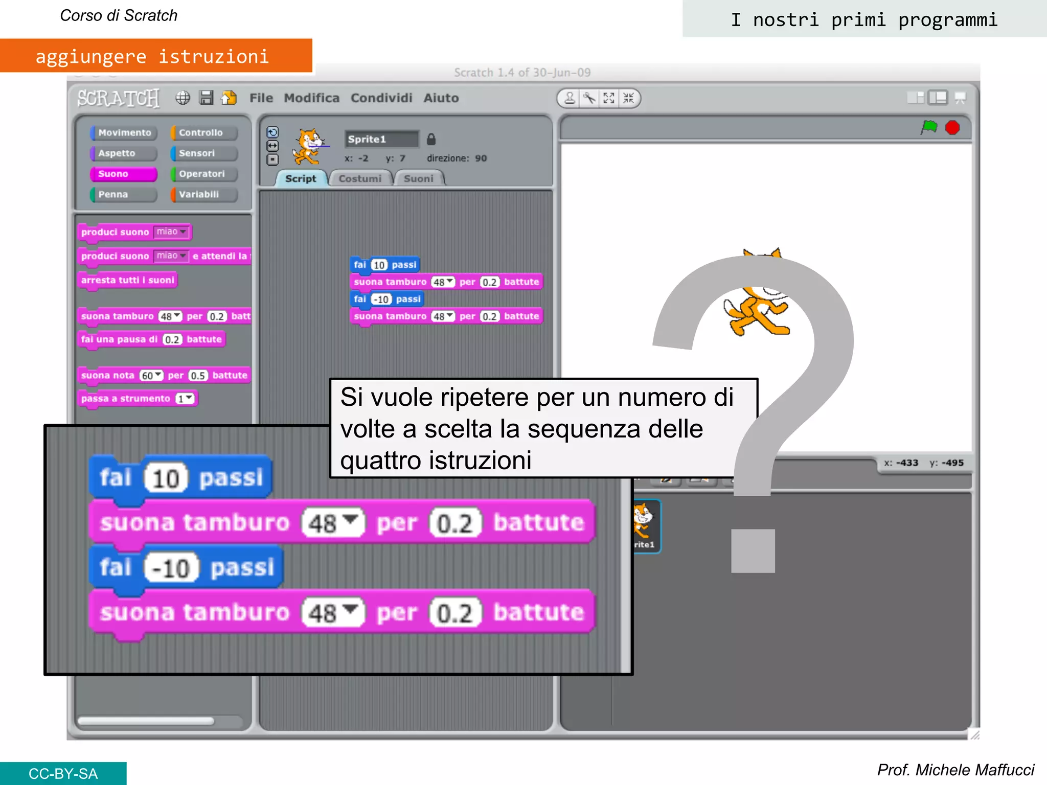 Corso di scratch - lezione 1 | PDF