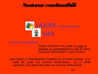 liquidi infiammabili e combustibili Corso incendio