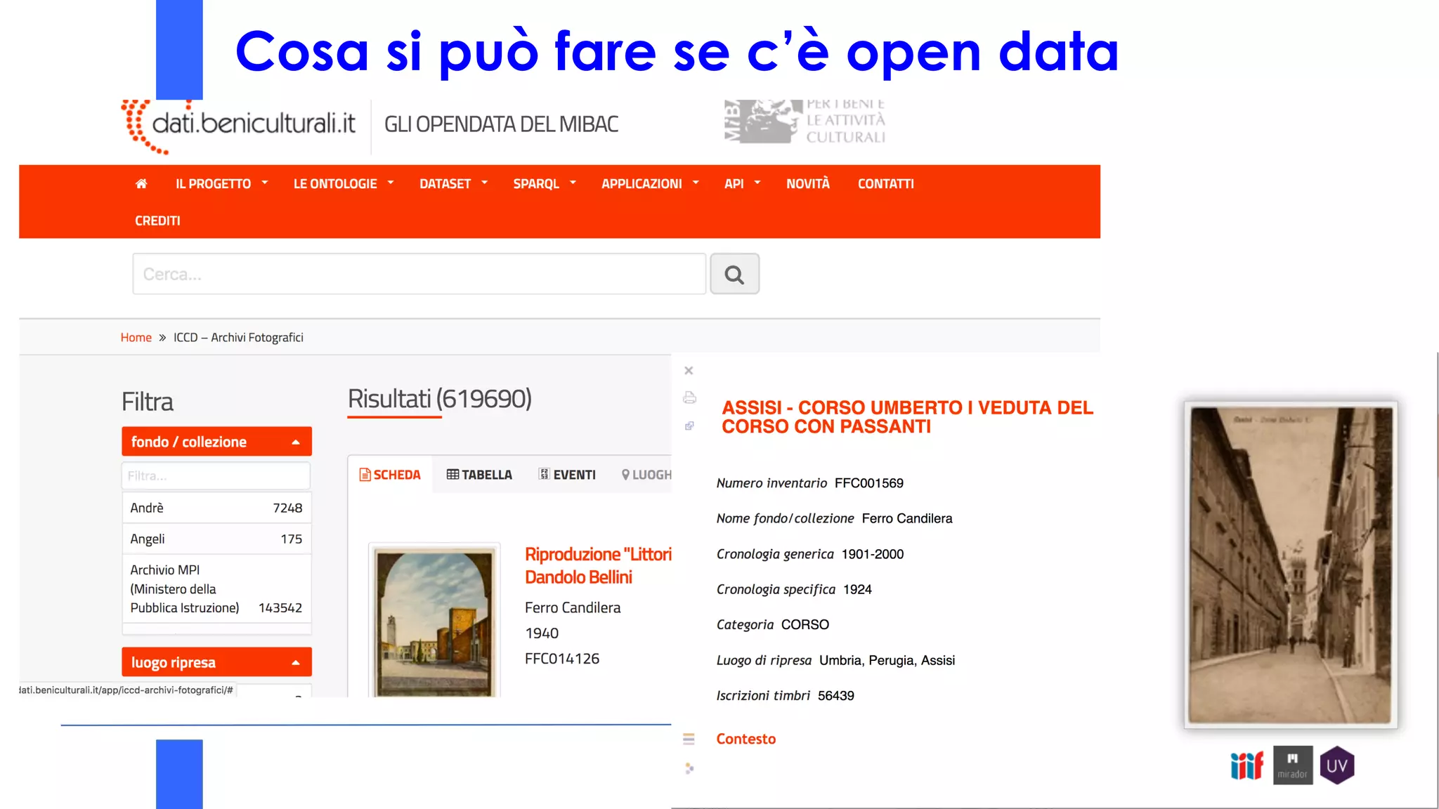 Cosa si può fare se c’è open data
 