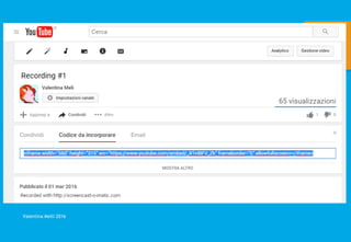 Valentina Melli 2016
 