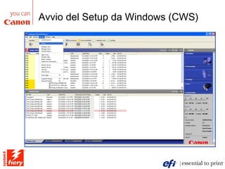 Avvio del Setup da Windows (CWS) 