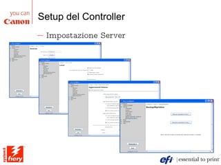 Setup del Controller Impostazione Server 