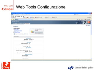 Web Tools Configurazione 