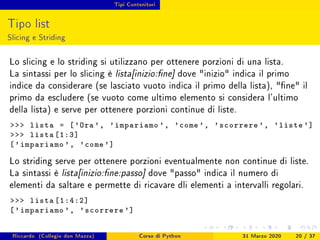 Corso python 2020 - Lezione 1 | PDF