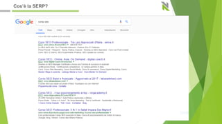 Cos’è la SERP?
 