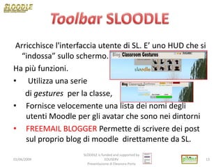 Corso Slide Sloodle Italia