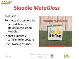 Corso Slide Sloodle Italia