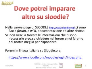 Corso Slide Sloodle Italia