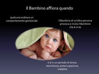 qualcuno esibisce un
comportamento genitoriale
si è in un periodo di stress,
stanchezza, preoccupazione,
malattia
Il Bambino affiora quando
il Bambino di un’altra persona
provoca o invita il Bambino
che è in te
 